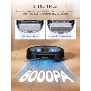 Eureka J20 Robot Vacuum, Auto Mop & Auto-Empty Technology