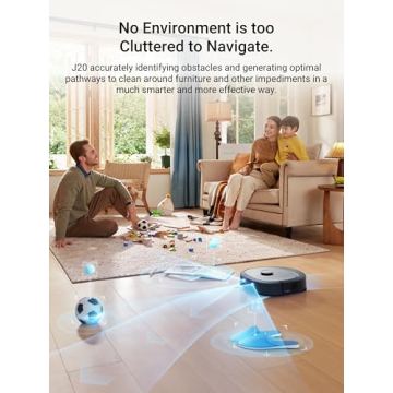 Eureka J20 Robot Vacuum, Auto Mop & Auto-Empty Technology
