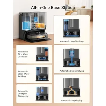 Eureka J20 Robot Vacuum, Auto Mop & Auto-Empty Technology