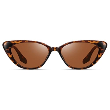 Fozono Retro Cat Eye Sunglasses - UV400 Protection, Trendy 90s Style