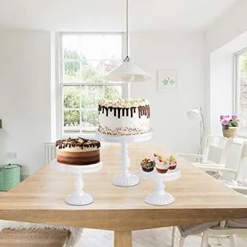 Hedume Elegant 10-Set Cake Stands for All Occasions