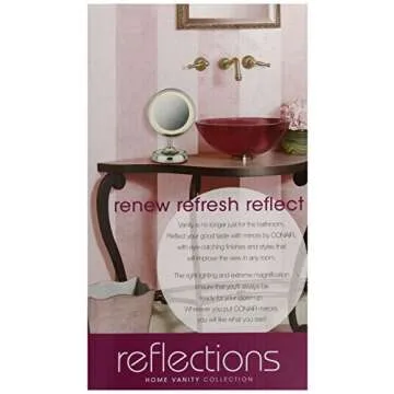 Conair Double-Sided Lighted Mirror with Magnification