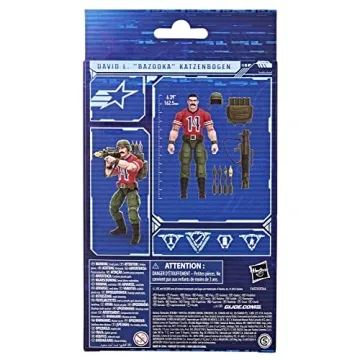 G.I. Joe Bazooka Action Figure 6-Inch Premium Collectible