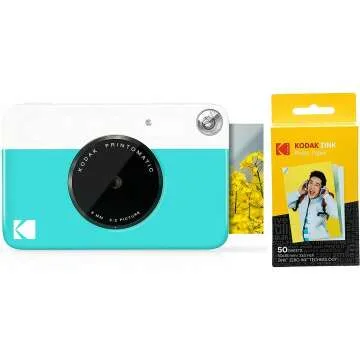 Kodak PRINTOMATIC Camera & ZINK Paper Bundle