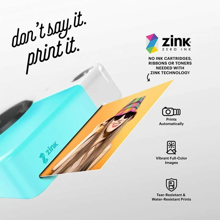 Kodak PRINTOMATIC Camera & ZINK Paper Bundle
