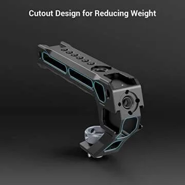 SmallRig Top Handle with 3/8"-16 Locating Pins for ARRI Grip for Camera Cage, Universal Video Rig with 5 Cold Shoe Adapters to Mount DSLR Camera with Microphone/LED Light/Monitor - 3765