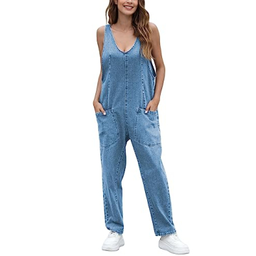GREAIDEA Denim Jumpsuits for Women - Stylish & Comfy