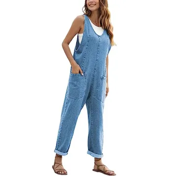 GREAIDEA Denim Jumpsuits for Women - Stylish & Comfy