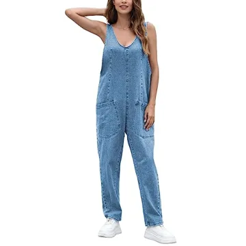 GREAIDEA Denim Jumpsuits for Women - Stylish & Comfy