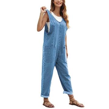 GREAIDEA Denim Jumpsuits for Women - Stylish & Comfy