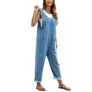 GREAIDEA Denim Jumpsuits for Women - Stylish & Comfy