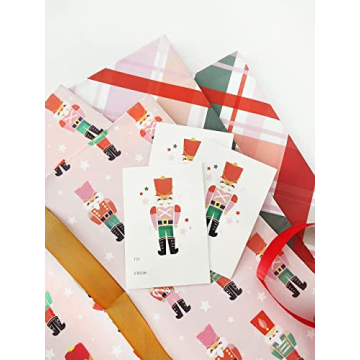 Itsy Belle Studio Christmas Wrapping Paper Set - Double Sided