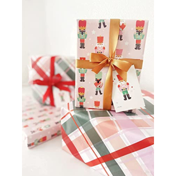Itsy Belle Studio Christmas Wrapping Paper Set - Double Sided