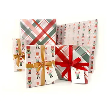 Itsy Belle Studio Christmas Wrapping Paper Set - Double Sided