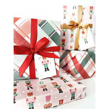 Itsy Belle Studio Christmas Wrapping Paper Set - Double Sided
