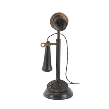 Deco 79 Vintage Telephone Sculpture for Home Decor