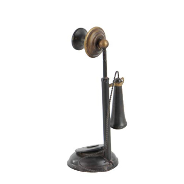 Deco 79 Vintage Telephone Sculpture for Home Decor