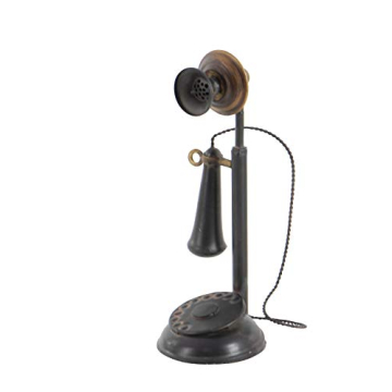 Deco 79 Vintage Telephone Sculpture for Home Decor
