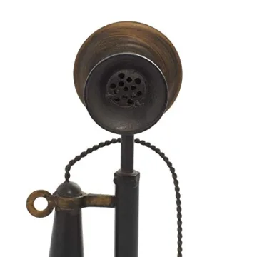 Deco 79 Vintage Telephone Sculpture for Home Decor