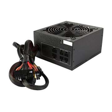 Rosewill Computer Modular Power Supply, Modular 80 Plus Gold 750W PSU for PC/Desktop/Gaming Computer, Silent 135mm Fan, ATX12V/EPS12V, SLI & Crossfire Ready - Capstone 750