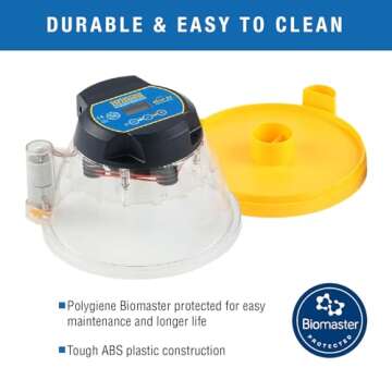 Brinsea Mini II Advance Egg Incubator with Automatic Egg Turning and Temperature Control for Hatching 7 Chicken, Duck, or Other Eggs, Ideal Incubator for Hobbyists, Teachers, and Learners