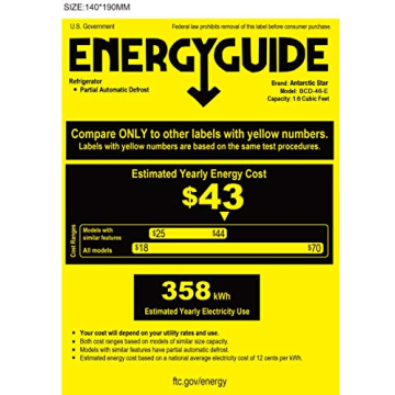 Antarctic Star 70 Can Beverage Cooler Black Glass Door