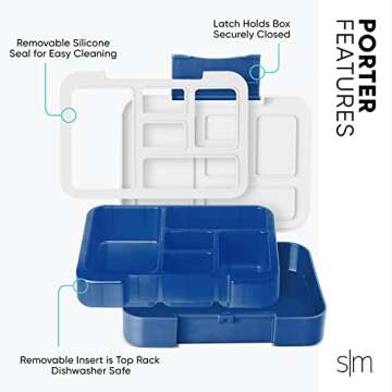 Simple Modern Bento Lunch Box for Kids - Leakproof & BPA Free