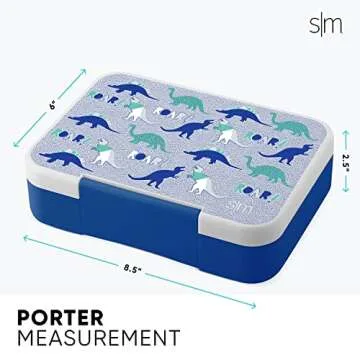 Simple Modern Bento Lunch Box for Kids - Leakproof & BPA Free