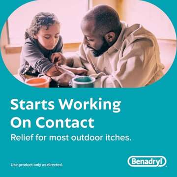 Benadryl Extra-Strength Anti-Itch Cream for Outdoor Relief