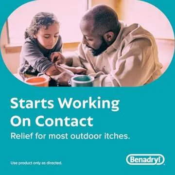 Benadryl Extra-Strength Anti-Itch Cream for Outdoor Relief