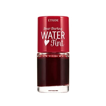 ETUDE Dear Darling Water Tint - Cherry Ade | Vivid Color Lip Stain with Moisturizing Weightless & No...