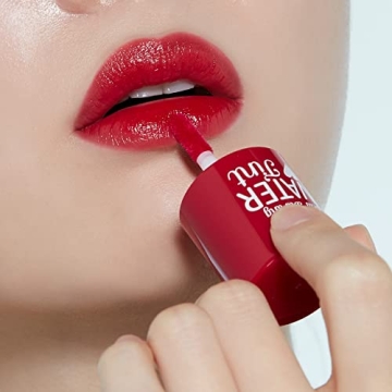 ETUDE Dear Darling Water Tint - Cherry Ade | Vivid Color Lip Stain with Moisturizing Weightless & Non-sticky Finish Lip Stain | Smudge-proof Lip Tint | Korean Makeup, Perfect for Gift