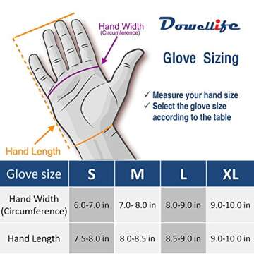 Dowellife Cut Resistant Gloves Food Grade Level 5 Protection, Safety Kitchen Cut Gloves for Chef Oyster Shucking Mandolin Knife Butcher Meat Cutting