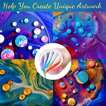 NiArt 5-Channel Silicone Split Cup for Pouring Art