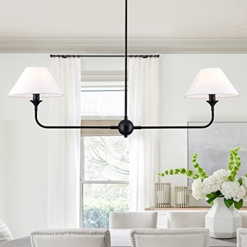 VANZARLA Modern Linear Chandelier for Elegant Spaces