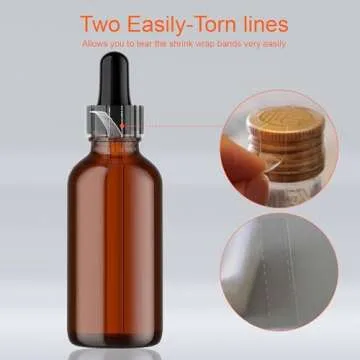 600 pcs Heat Shrink Bands for Bottles and Jars