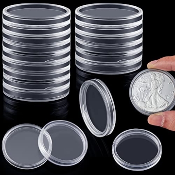 30 Pieces Silver Dollar Coin Holder - 1.6" Capsules for Coins