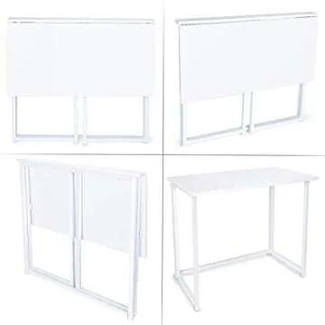 Leopard Folding Computer Desk for Small Spaces