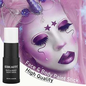 CCBeauty Face Paint Stick for Halloween and Cosplay Creativity