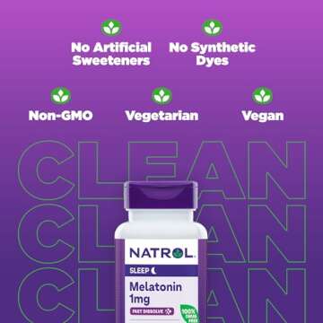 Natrol Fast Dissolve Melatonin for Restful Sleep