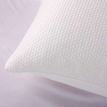 Memory Foam Pillow 2 Pack Standard Size for Neck Pain Cooling Bed Pillows Home & Hotel Collection with Removable Zipper Case