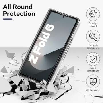 Qoosea Galaxy Z Fold 6 Case - Stylish Protection