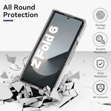 Qoosea Galaxy Z Fold 6 Case - Stylish Protection