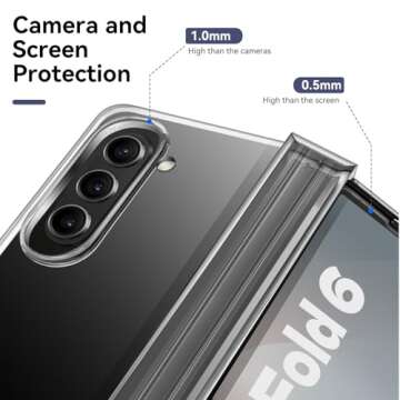 Qoosea Galaxy Z Fold 6 Case - Stylish Protection