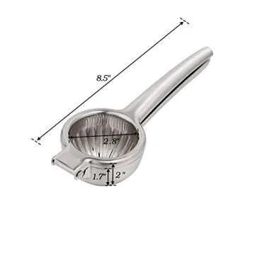 Finneshoky Lemon Squeezer - Stainless Steel Juicer -Hand Manual Press for Lemon Squeezer