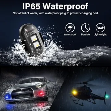 Wireless LED Car Lights Kit - 4PCS with Remote & Colors