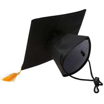 Lamphyface Pet Graduation Cap and Bow Tie for Dogs