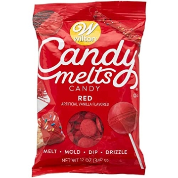Wilton Red Creamy Melting Wafers for Candy Making