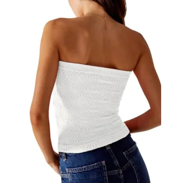 Trendy Floral SAMPEEL Tube Tops for Women Summer 2024