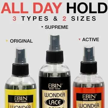 EBIN NEW YORK Lace Bond Melt Spray 8oz - Firm Hold